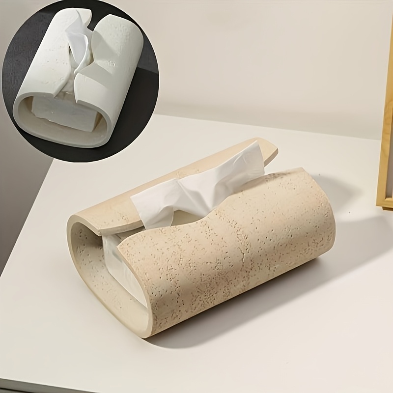 Agar Tissue Culture - Resin tissue box holder, rectangular artistic