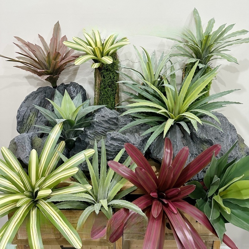 Sphagnum Moss Dry - Ultra-Realistic Soft Silicone Bromeliad Aloe Agave