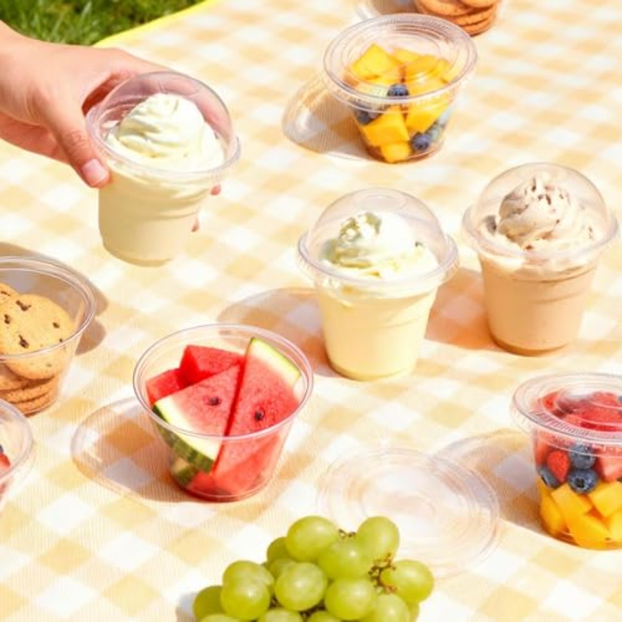 200 Pack 9 oz Clear Plastic Cu - Plastic Dome Clear incelemesi ve fiyatı