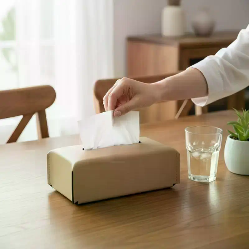 Luxury Tissue Box Leather Napk - Agar Tissue Culture incelemesi ve fiyatı