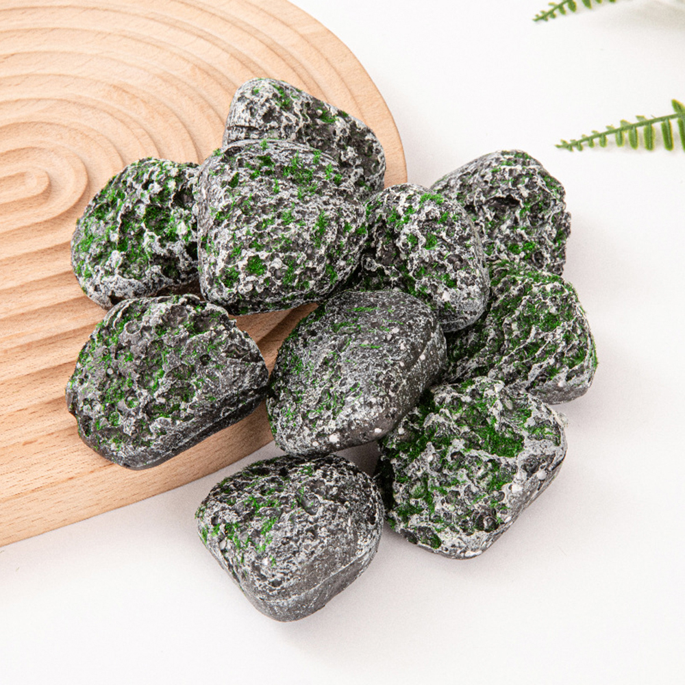 10PCS Mossy Gray Stone Multi-s - Sphagnum Moss Dry incelemesi ve fiyatı