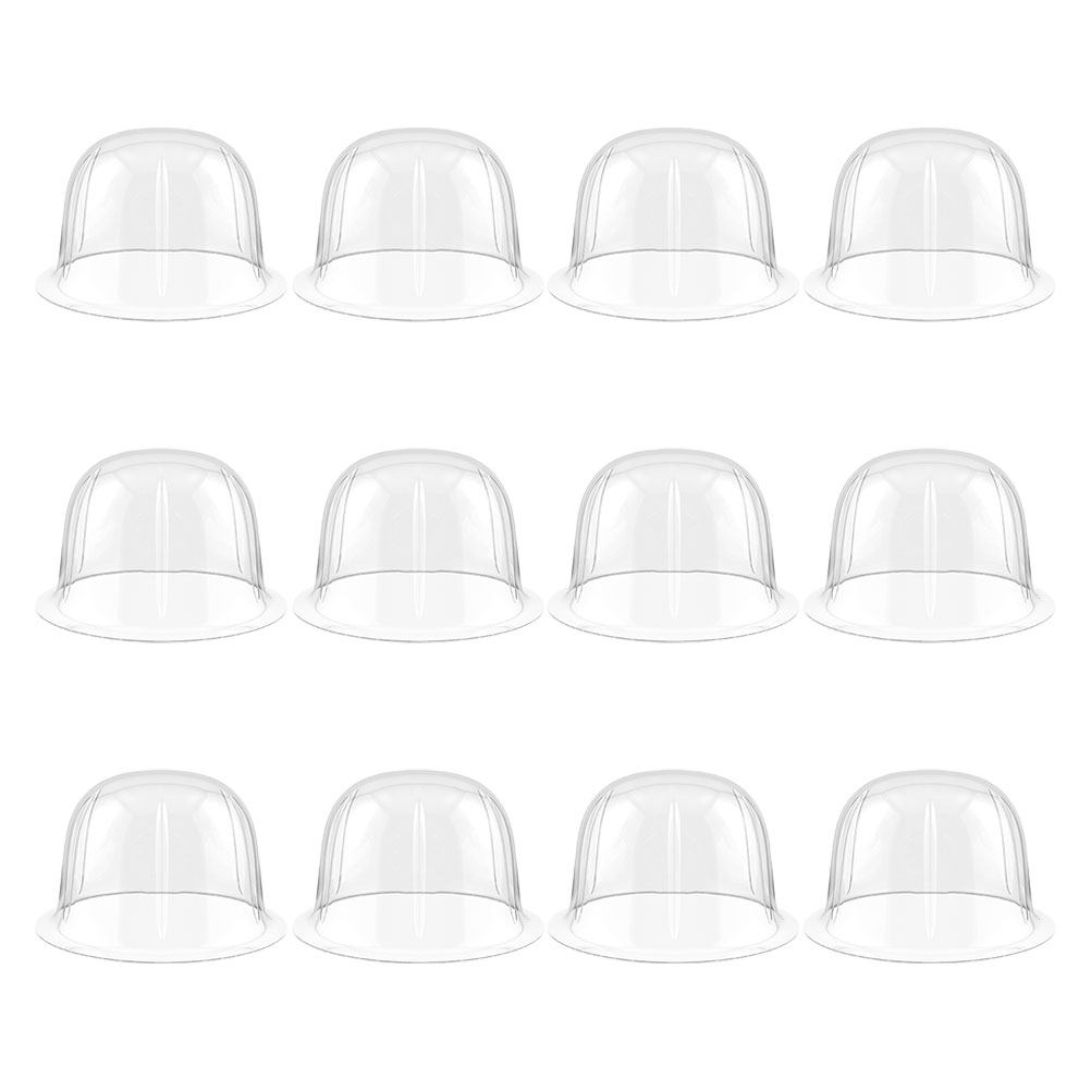 12Pcs Clear Plastic Dome Hat R - Plastic Dome Clear incelemesi ve fiyatı