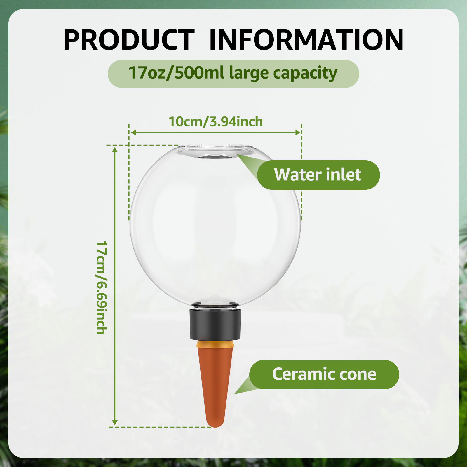 2/4Pcs 500ML Automatic Drip Ir - Self Watering Insert incelemesi ve fiyatı