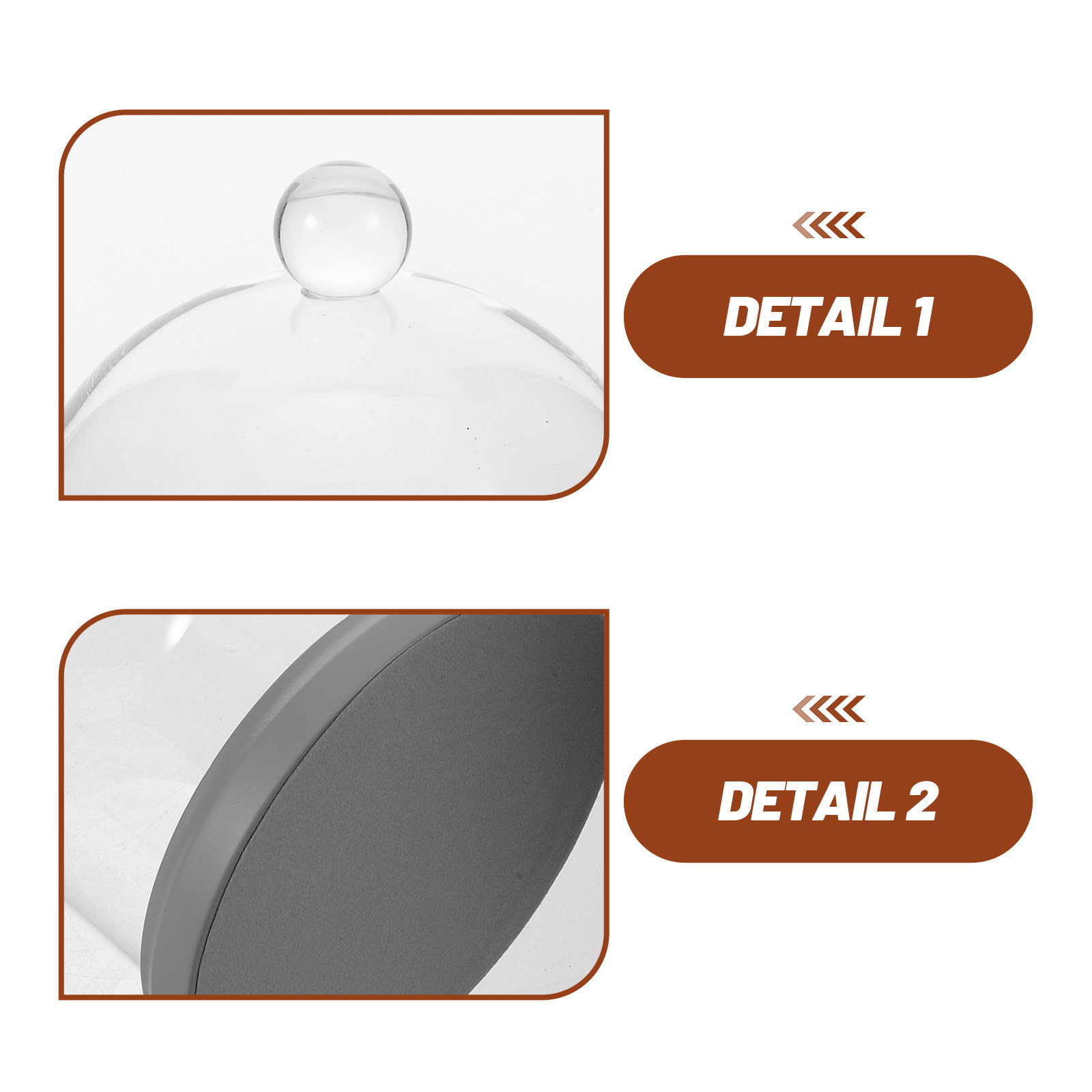 Glass Dome Cloche Clear Bell J - Plastic Dome Clear incelemesi ve fiyatı