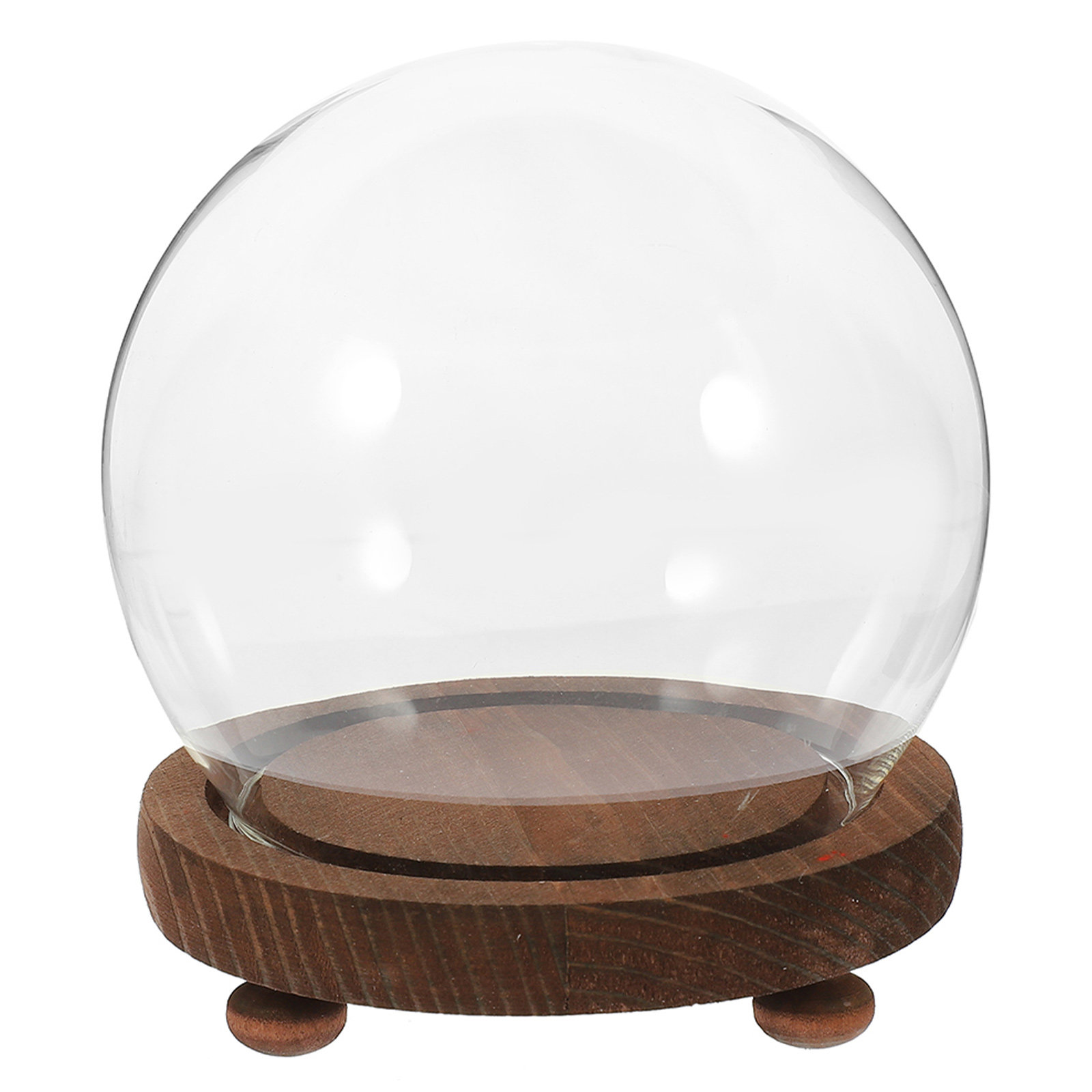 Spherical Glass Cover Ornament - Plastic Dome Clear incelemesi ve fiyatı