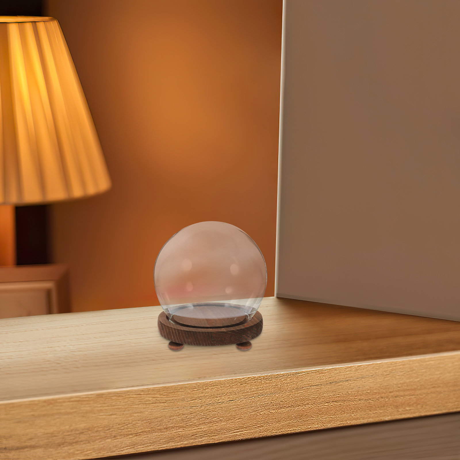Spherical Glass Cover Ornament - Plastic Dome Clear incelemesi ve fiyatı