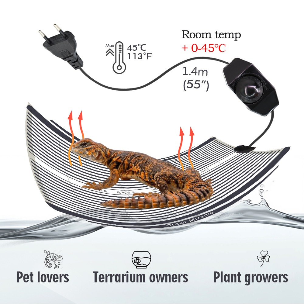 5W 15W 25W 35W Graphene Reptil - Heat Mat Seedling incelemesi ve fiyatı
