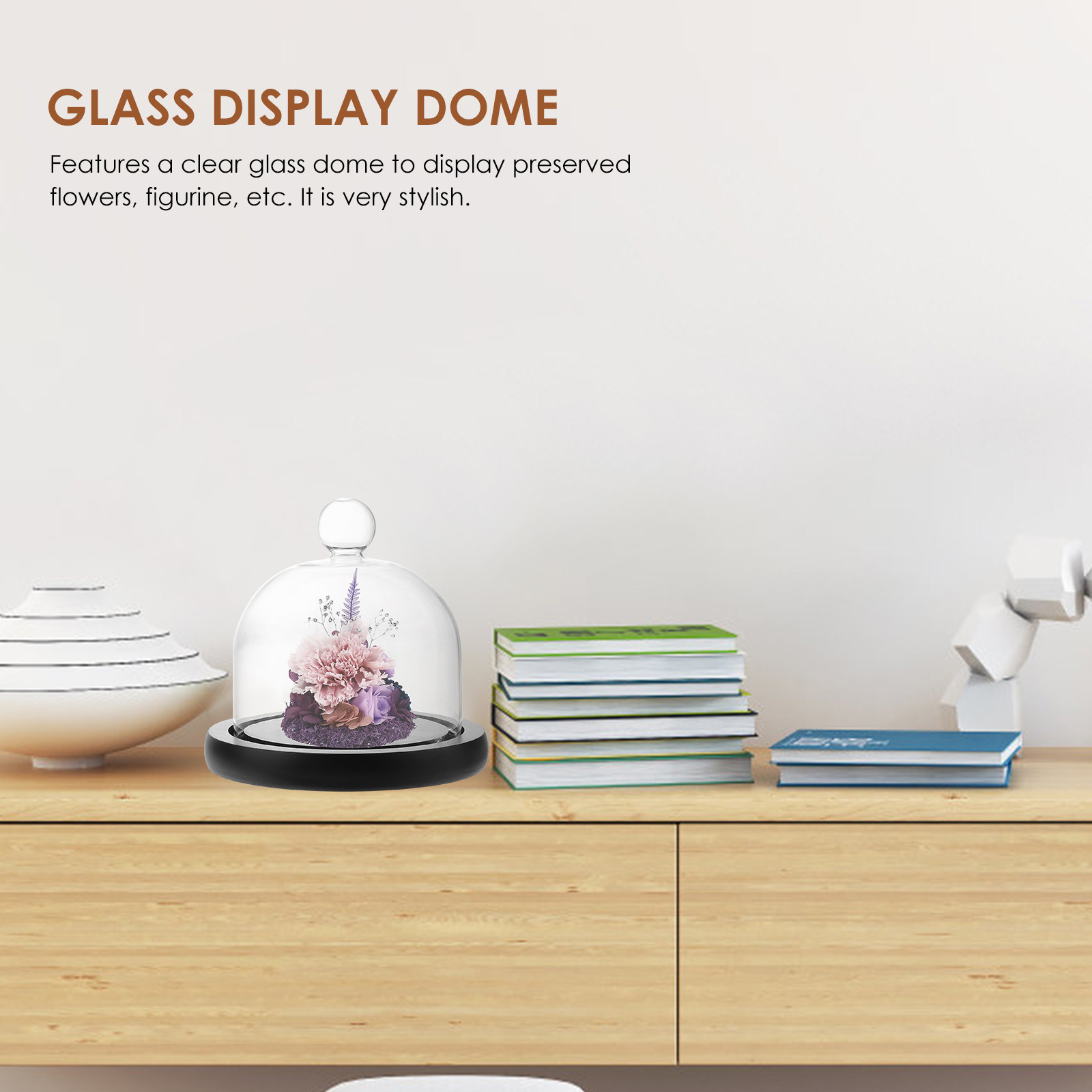 Glass Display Dome Clear Cover - Plastic Dome Clear incelemesi ve fiyatı