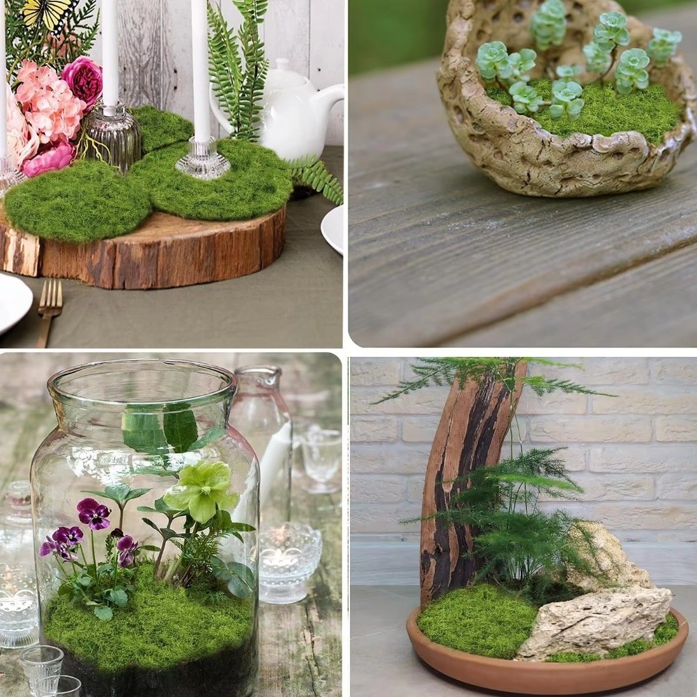 DIY Artificial Grass Rug Durab - Sphagnum Moss Dry incelemesi ve fiyatı