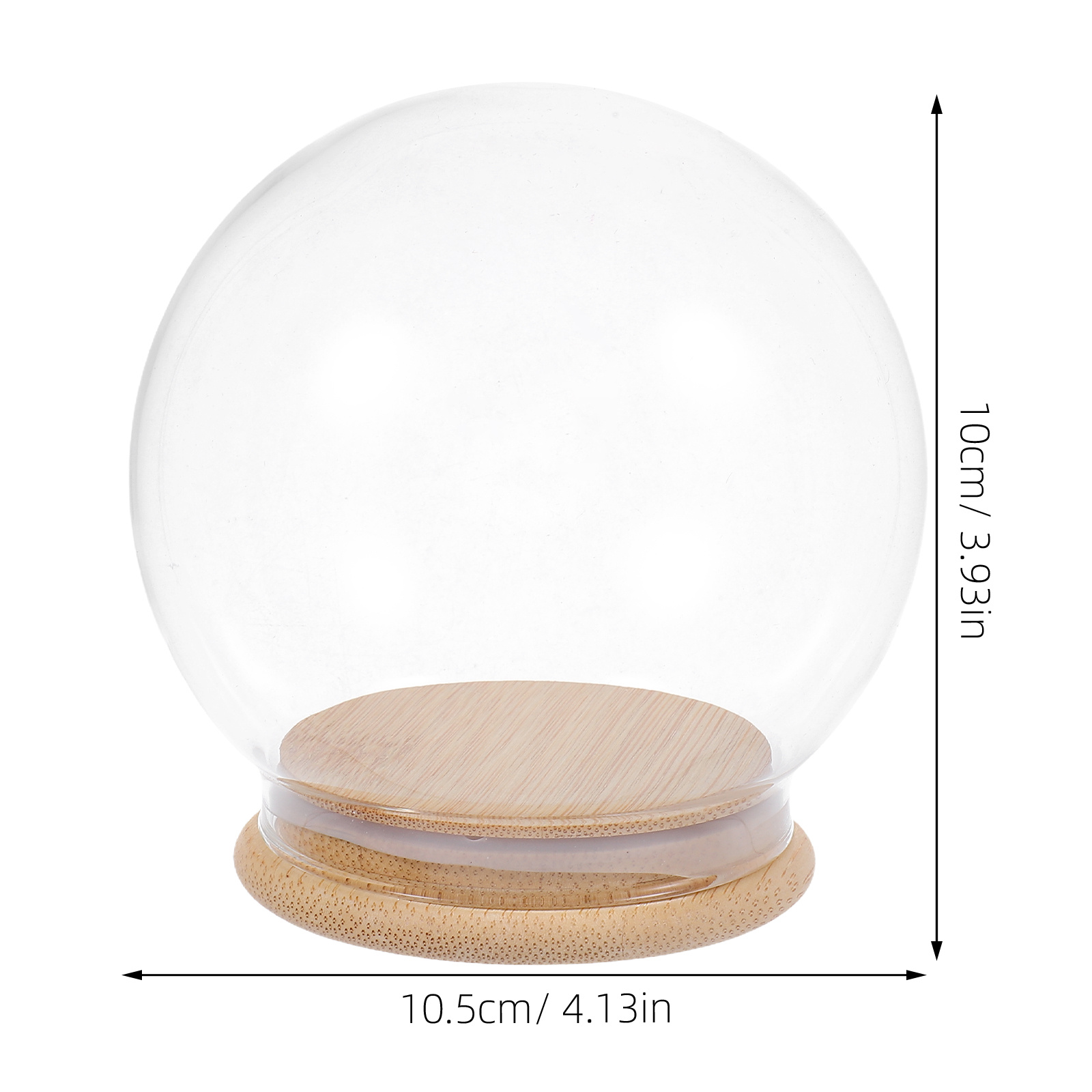 Glass Dome Eternal Flower Disp - Plastic Dome Clear incelemesi ve fiyatı