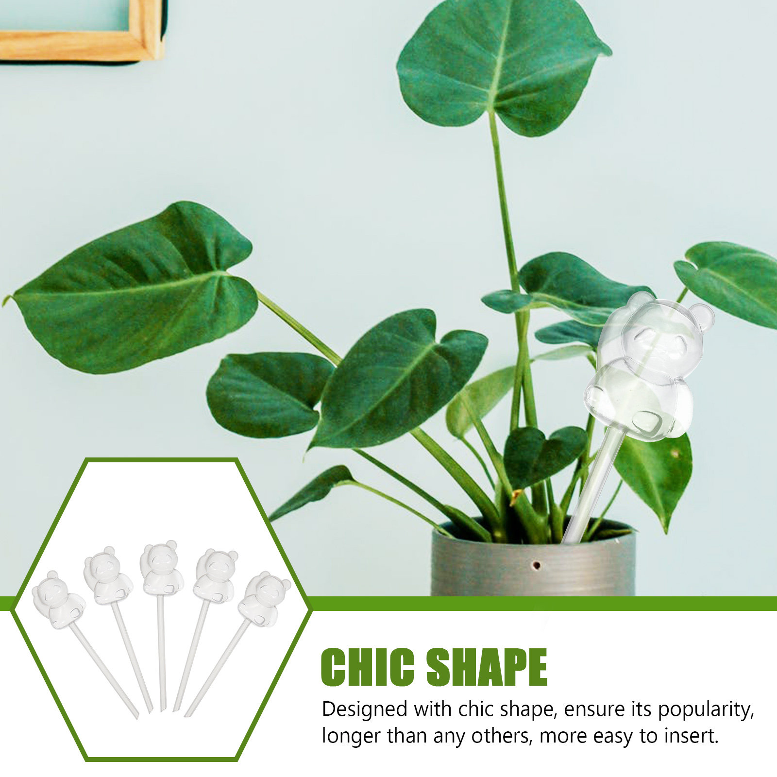 5Pcs Automatic Flower Watering - Self Watering Insert incelemesi ve fiyatı