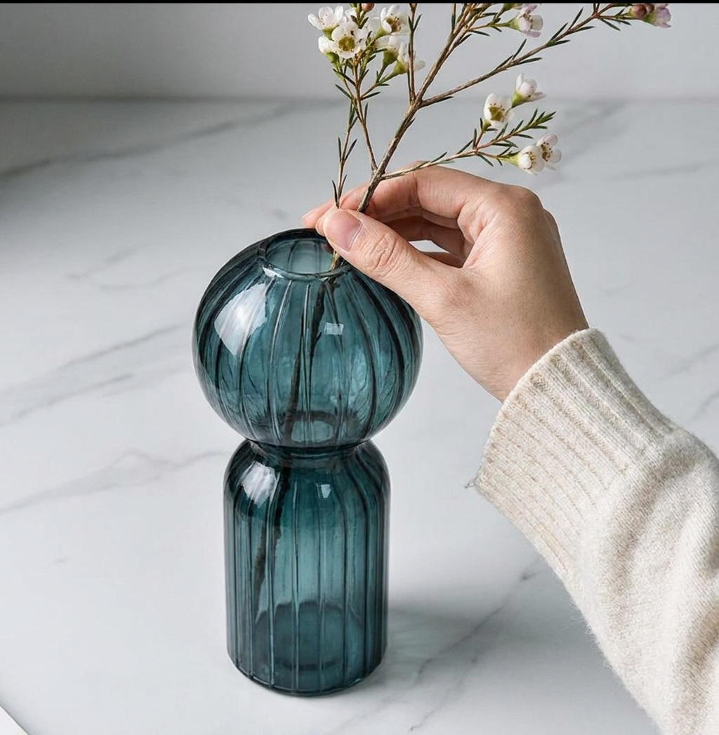 Nordic Striped Color Bubble Gl - Propagation Station Vase incelemesi ve fiyatı