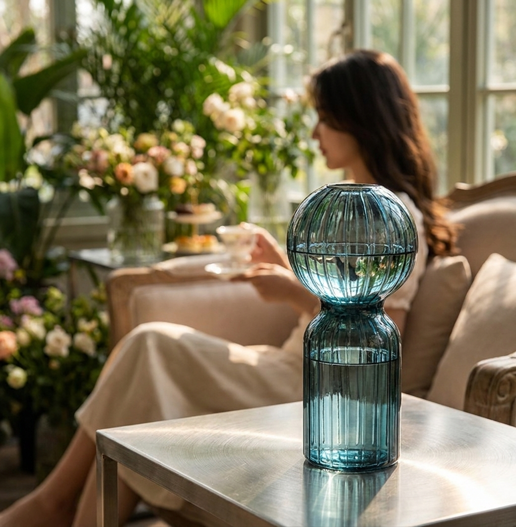 Nordic Striped Color Bubble Gl - Propagation Station Vase incelemesi ve fiyatı