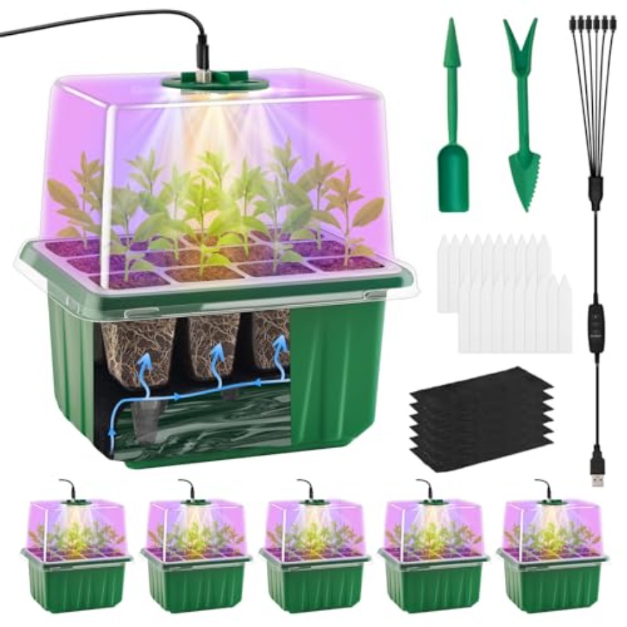 Seed Starter Tray with Light 6 - Humidity Dome Kit incelemesi ve fiyatı