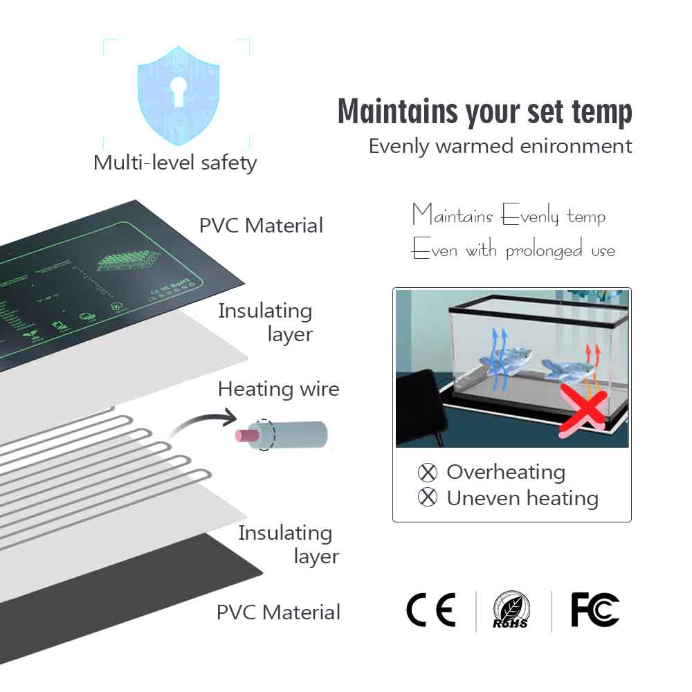 7-100W Plants Heating Pad with - Heat Mat Seedling incelemesi ve fiyatı
