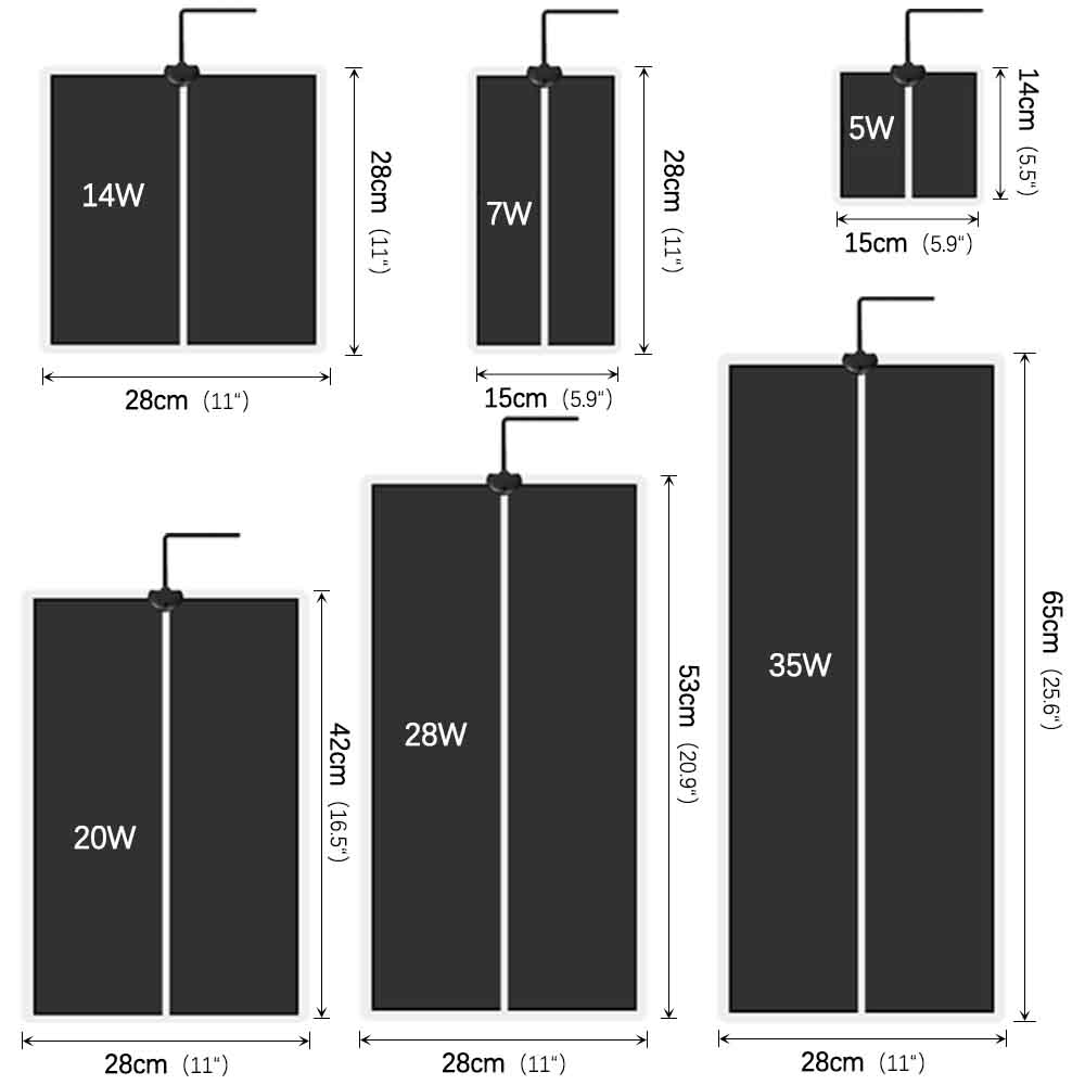 35W-5W Seeds Seedlings Plant H - Heat Mat Seedling incelemesi ve fiyatı