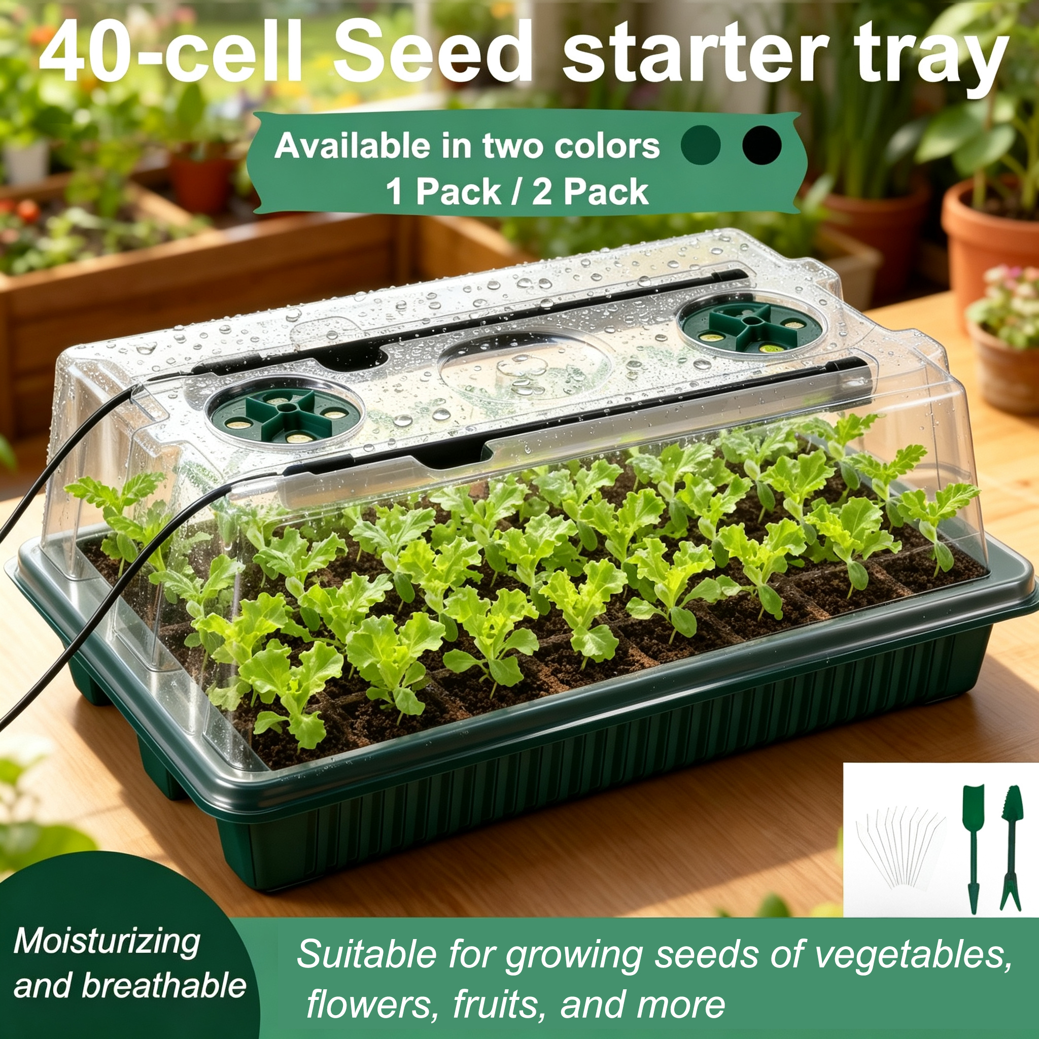 Seed Starter Tray with Grow Li - Humidity Dome Kit incelemesi ve fiyatı