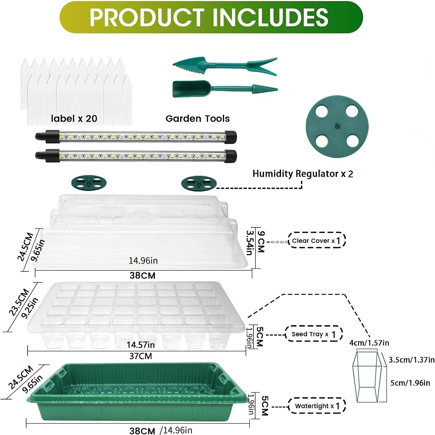 Seed Starter Tray with Grow Li - Humidity Dome Kit incelemesi ve fiyatı