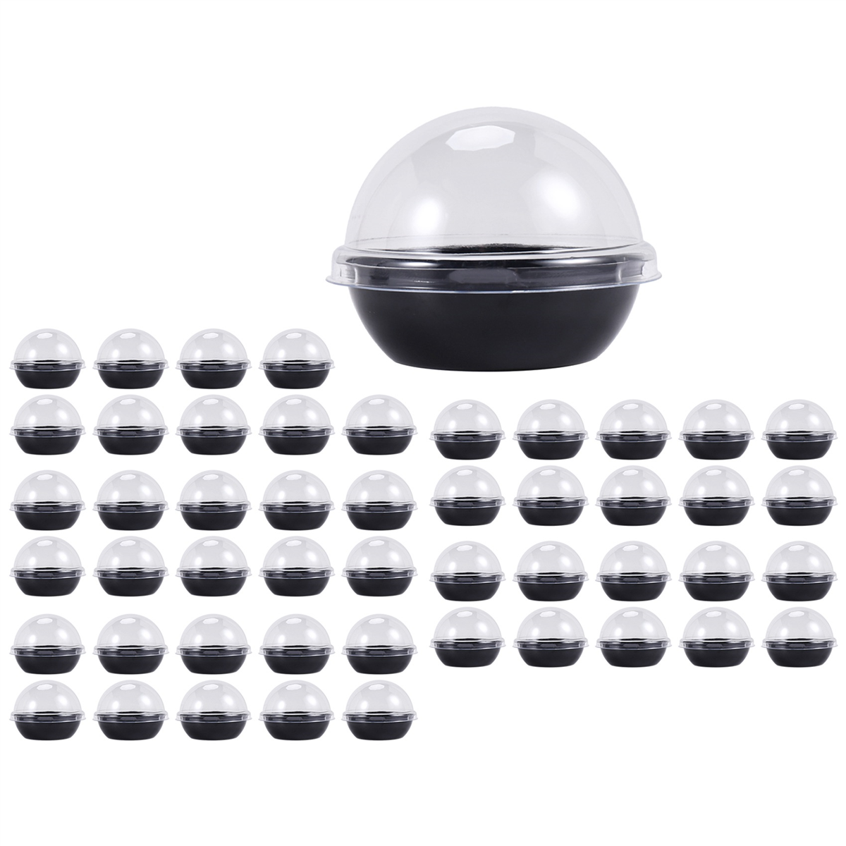 50 Pack Clear Plastic Mini Cup - Plastic Dome Clear incelemesi ve fiyatı