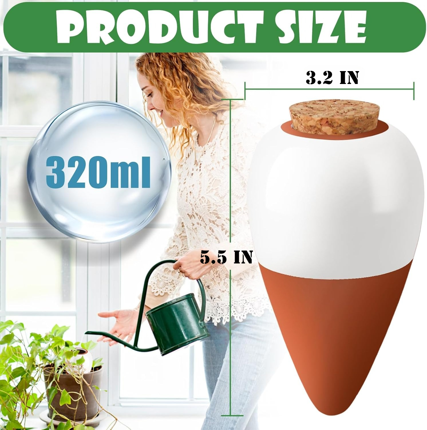 Terracotta Watering Spikes,Sel - Self Watering Insert incelemesi ve fiyatı