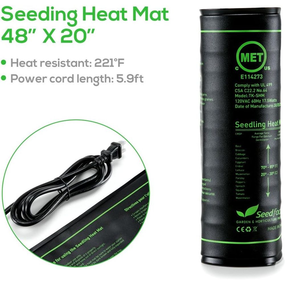 Certified Seedling Heat Mat, W - Heat Mat Seedling incelemesi ve fiyatı