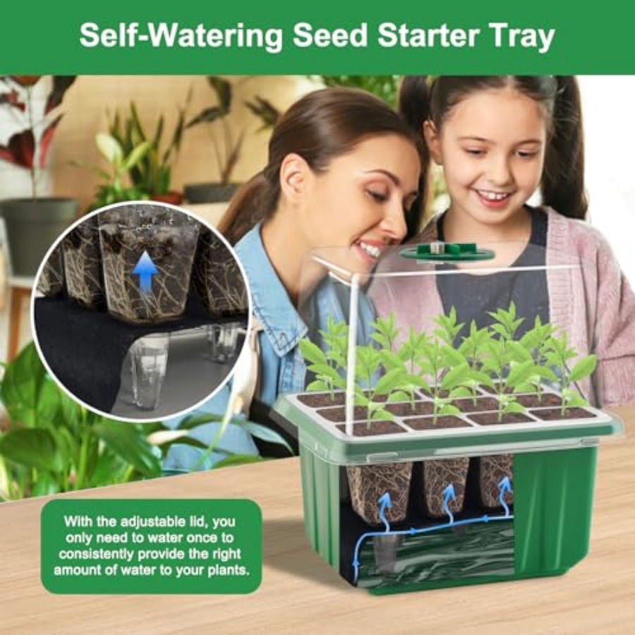 Seed Starter Tray with Light,  - Humidity Dome Kit incelemesi ve fiyatı