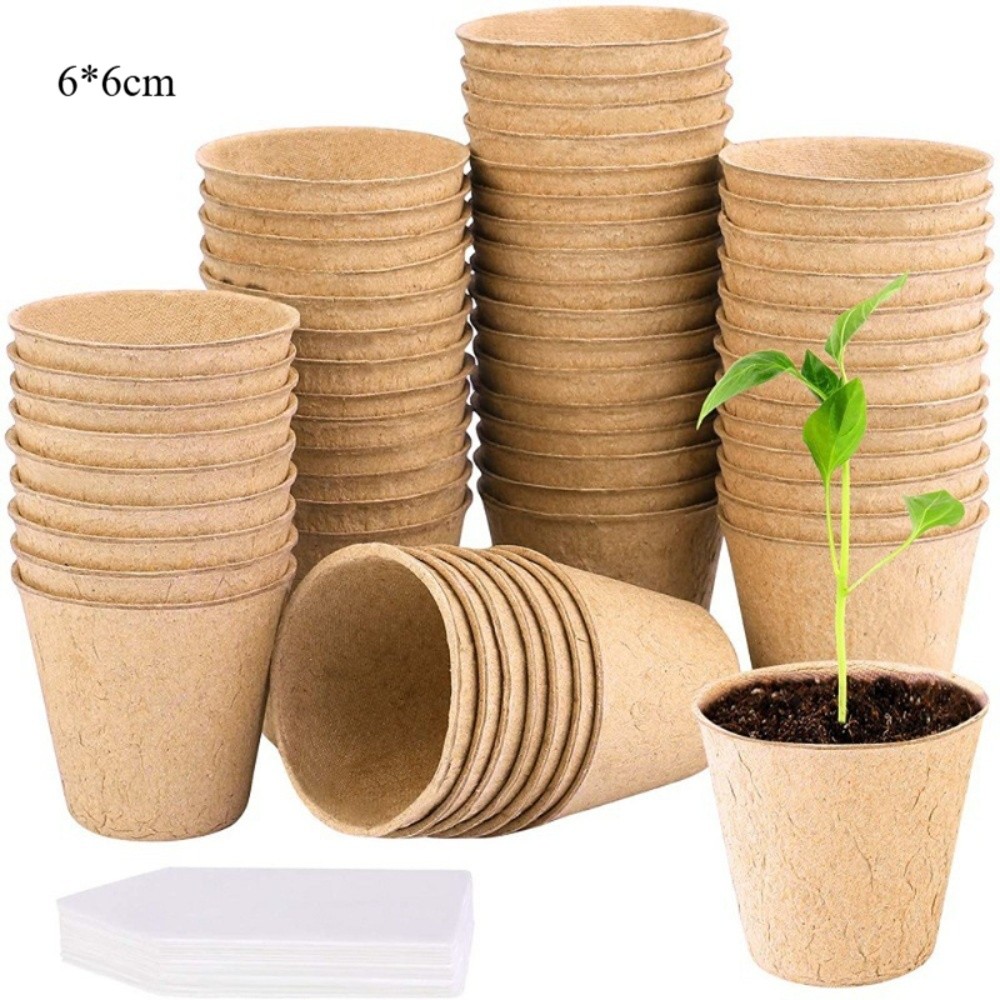 50PCS Biodegradable Plant Star - Peat Pellet Tray incelemesi ve fiyatı