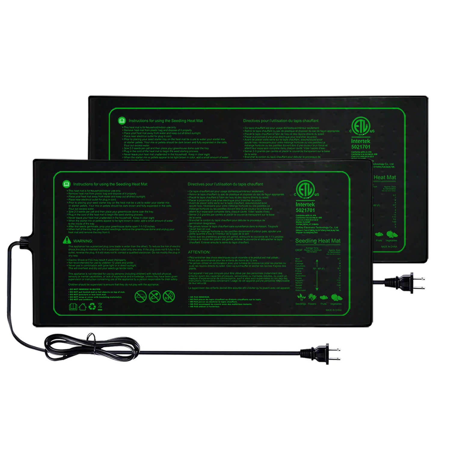 Two-pack 20x10Inch Seedling He - Heat Mat Seedling incelemesi ve fiyatı
