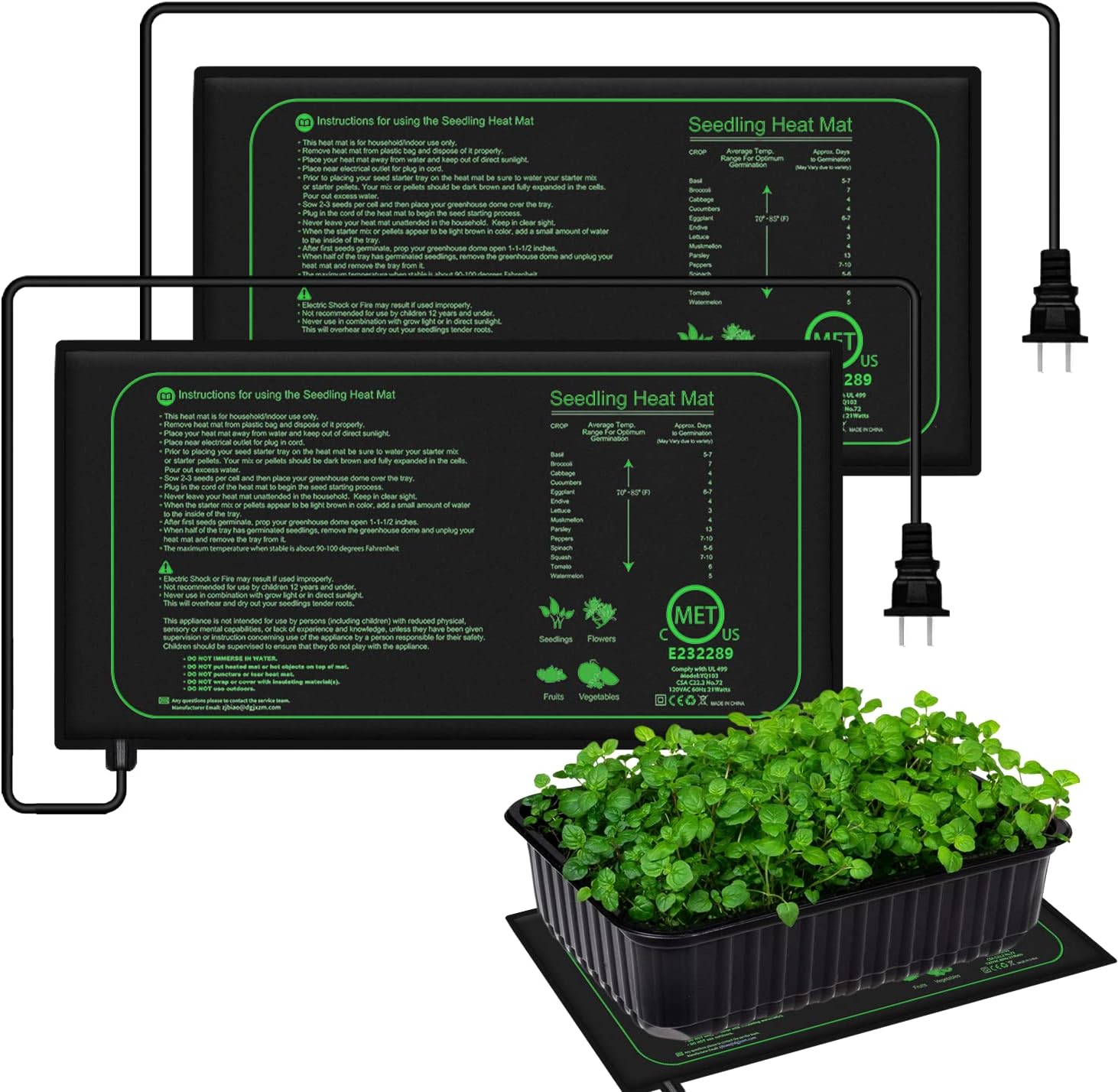 10/25/50CM Seedling Heat Mat I - Heat Mat Seedling incelemesi ve fiyatı