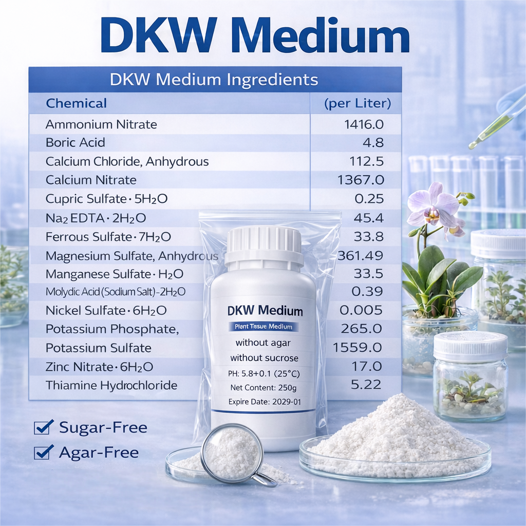 DKW Medium Plant Tissue Cultur - Agar Tissue Culture incelemesi ve fiyatı