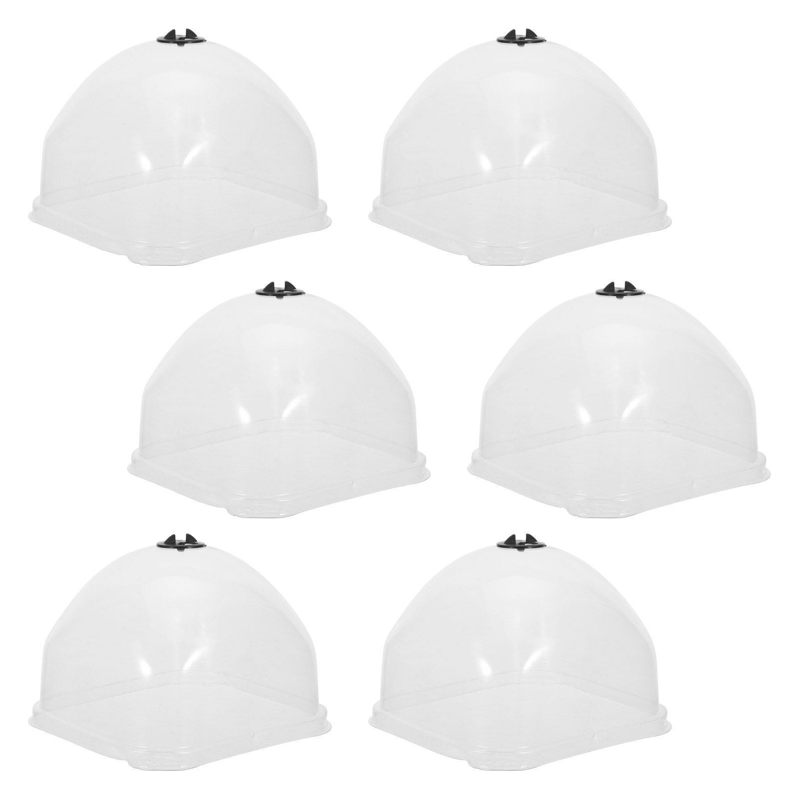 6Pcs Humidity Domes Plant Prot - Plastic Dome Clear incelemesi ve fiyatı