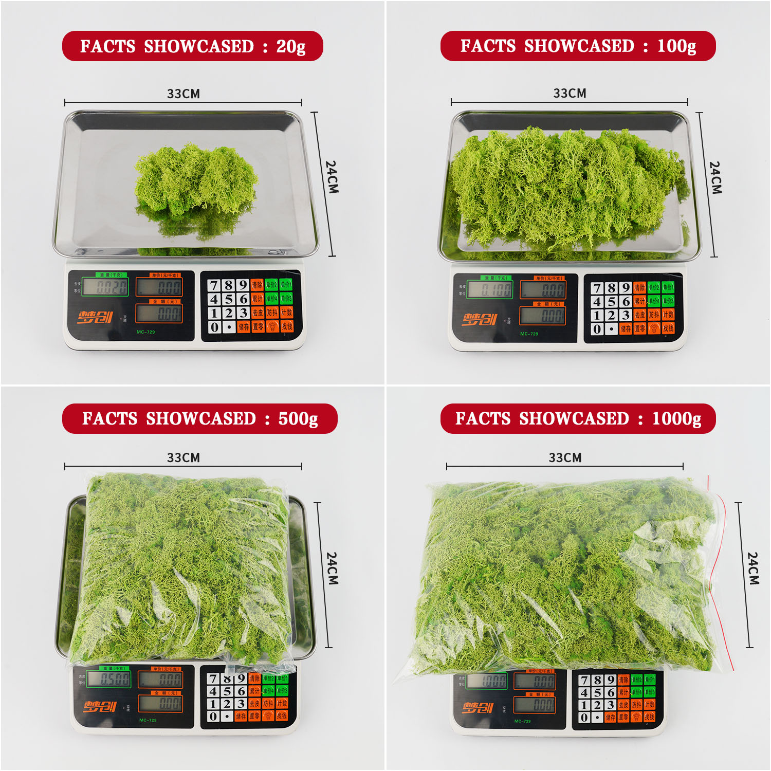 200g Artificial Green Plants M - Sphagnum Moss Dry incelemesi ve fiyatı