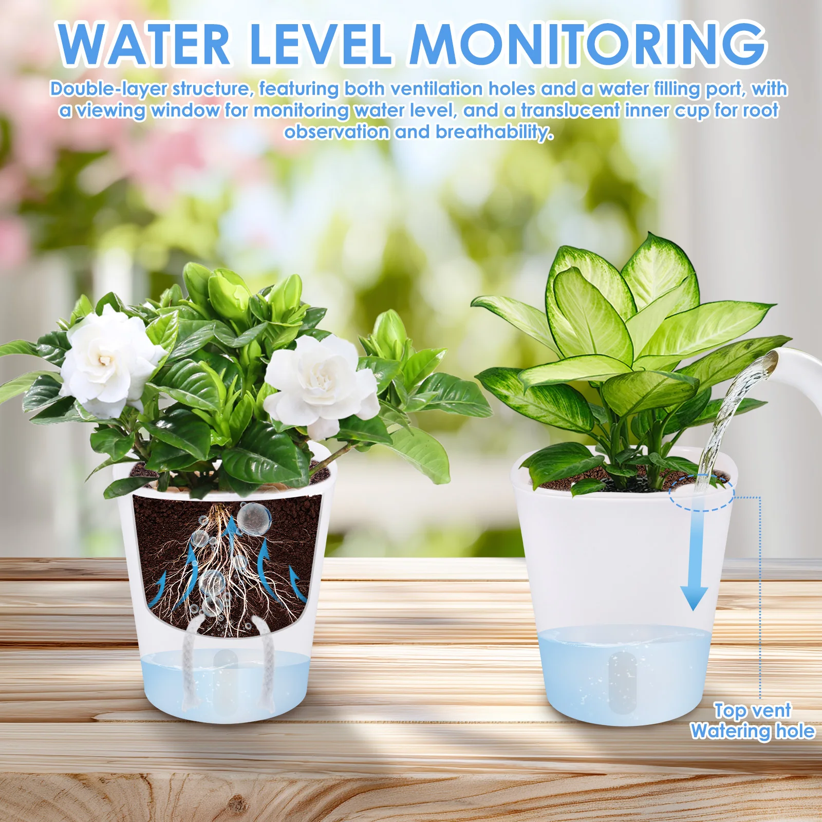 10 Pcs Self Watering Planter L - Self Watering Insert incelemesi ve fiyatı