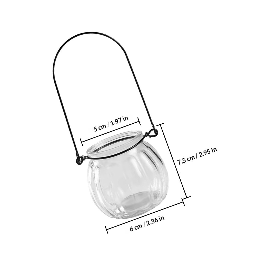 6Pcs Clear Glass Wall Planters - Propagation Station Vase incelemesi ve fiyatı