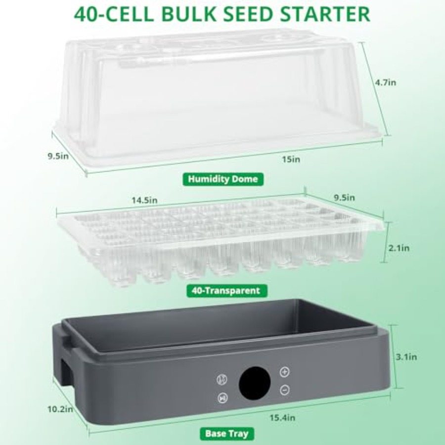 Seed Starter Tray with Grow Li - Humidity Dome Kit incelemesi ve fiyatı