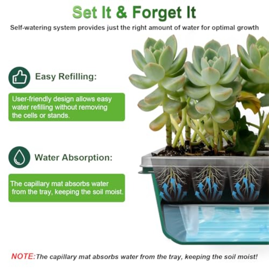 Seed Starter Tray with Grow Li - Humidity Dome Kit incelemesi ve fiyatı