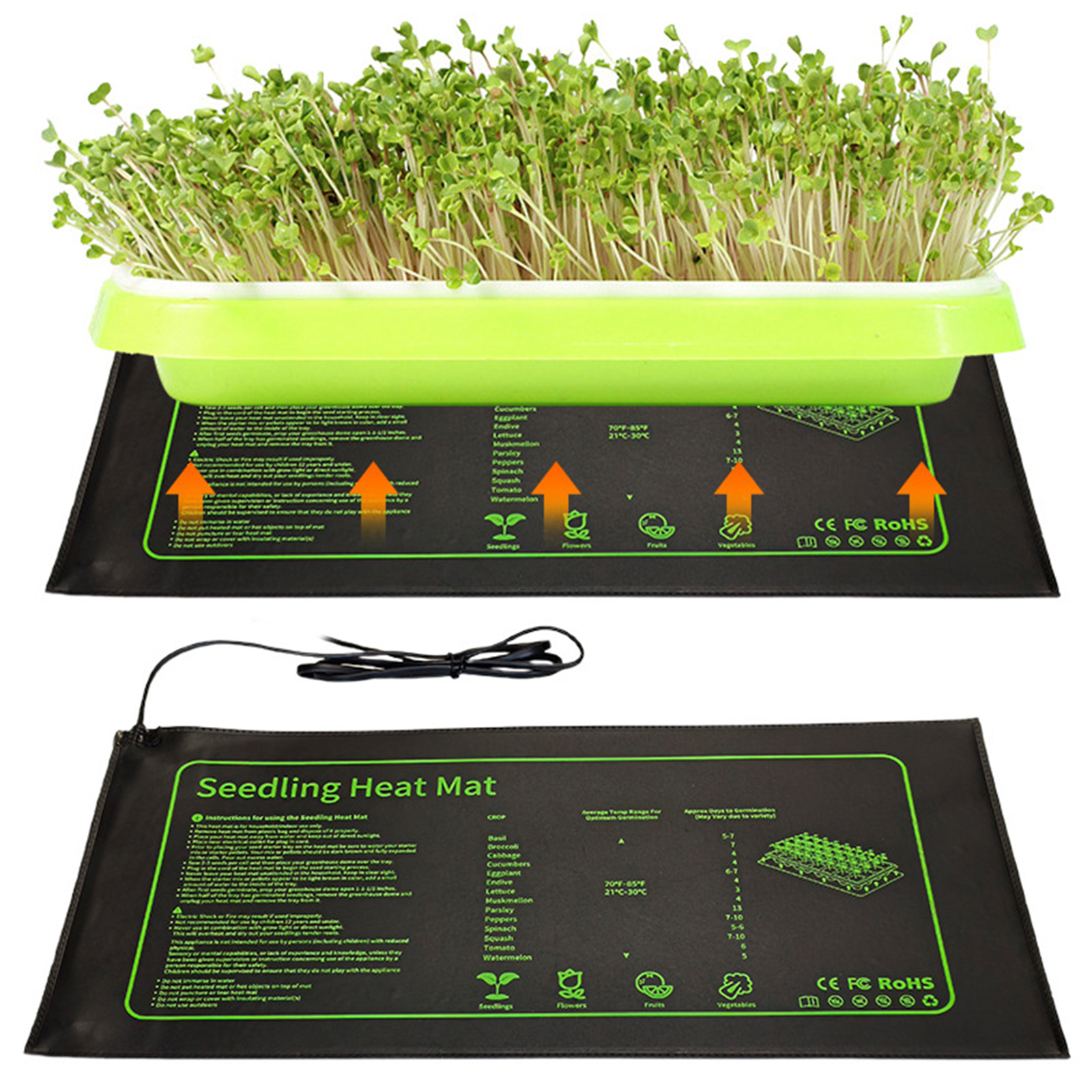 20W Seedling Heating Mat Plant - Heat Mat Seedling incelemesi ve fiyatı