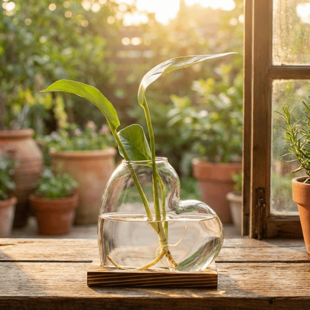 Transparent Hydroponic Glass V - Propagation Station Vase incelemesi ve fiyatı