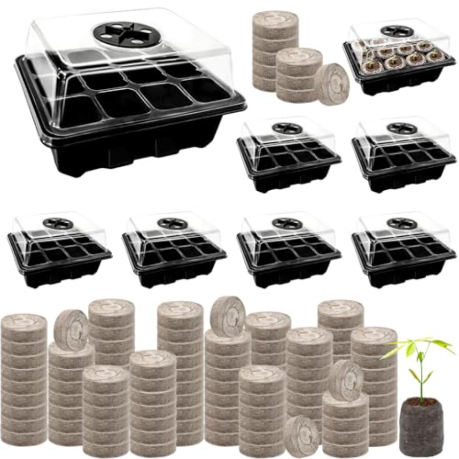 8 Pack Seed Starter Tray with  - Peat Pellet Tray incelemesi ve fiyatı