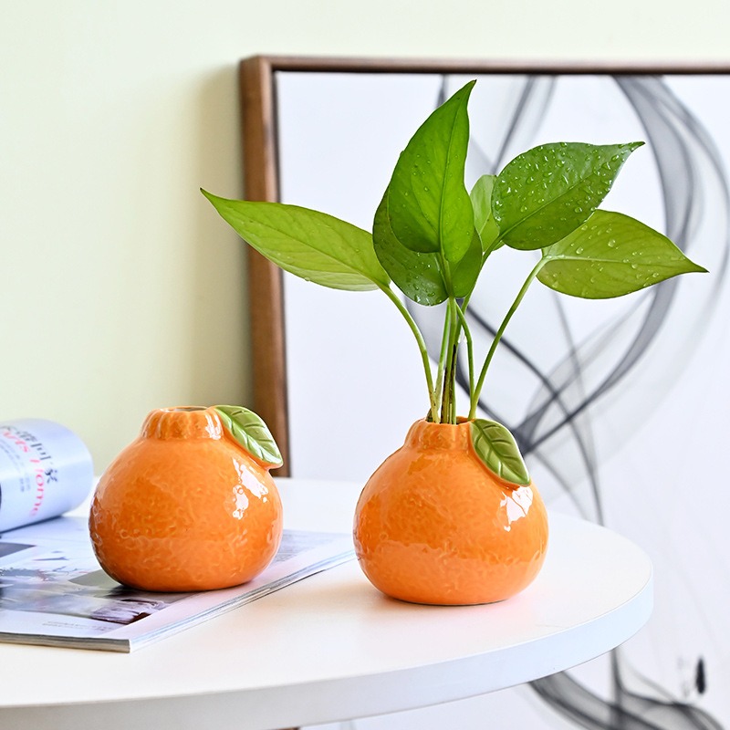 Orange Fruit Shaped Flower Vas - Propagation Station Vase incelemesi ve fiyatı