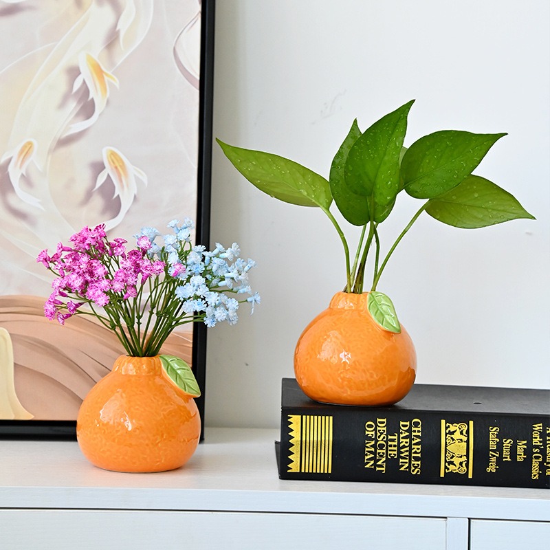 Orange Fruit Shaped Flower Vas - Propagation Station Vase incelemesi ve fiyatı