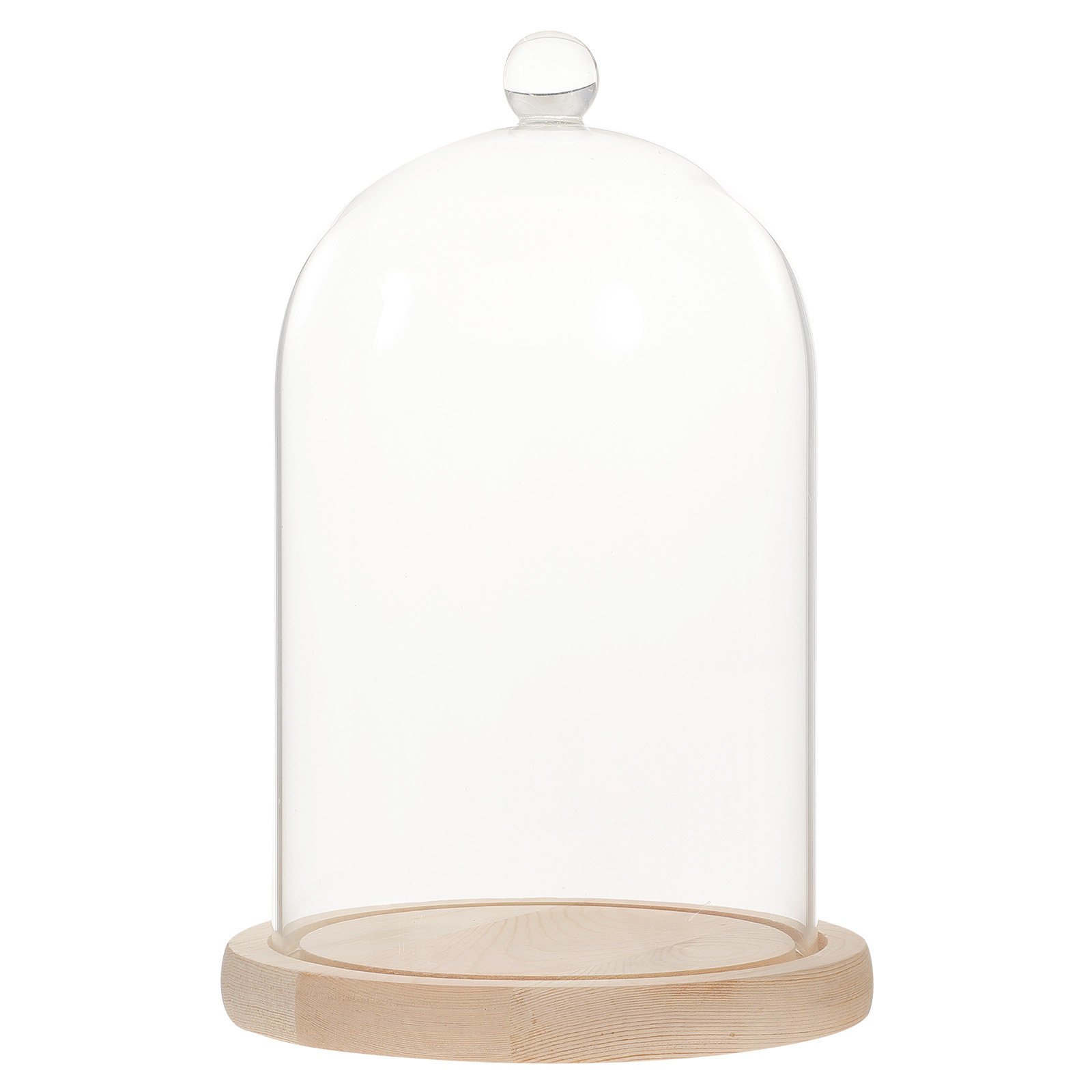 Glass Dome Display Case with B - Plastic Dome Clear incelemesi ve fiyatı