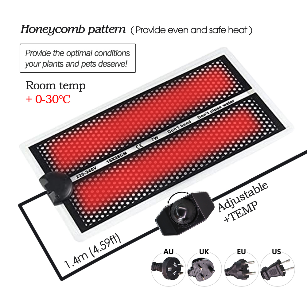 5-20W Garden Seedlings Heating - Heat Mat Seedling incelemesi ve fiyatı
